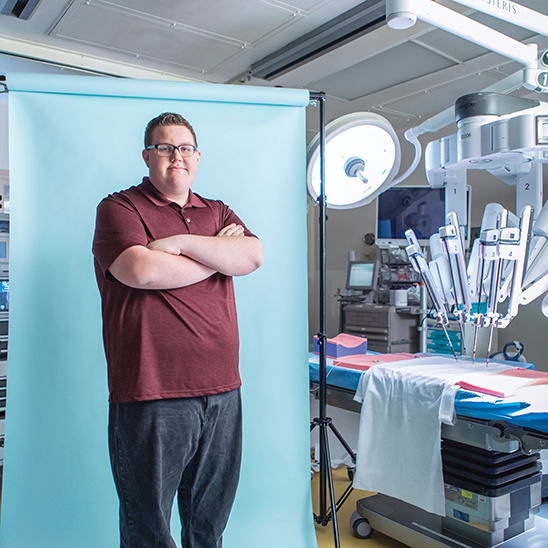 UMC robotic surgery patient smiling