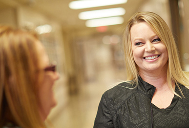 UMC nurses in hallway